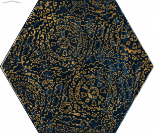 Плитка Ceramika Paradyz Urban Colours Blue Inserto Heksagon A (19,8х17,1)